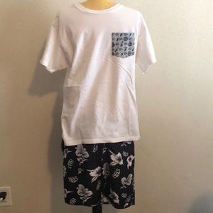 805 t-shirt & 805 swim shorts